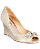 Badgley Mischka Dara Evening Wedges Women's Shoes