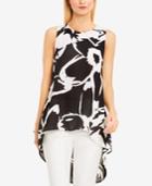 Vince Camuto High-low Floral-print Tunic