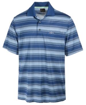 Greg Norman For Tasso Elba Men's Roadmap Performance End-on-end Stripe Polo, Only At Macy's
