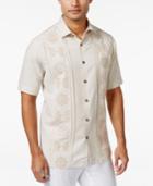 Tasso Elba Tuscan Embroidered Short-sleeve Shirt, Only At Macy's