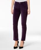 Style & Co. Petite Velvet Slim-leg Jeans, Only At Macy's
