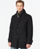 Calvin Klein Melton Wool-blend Coat