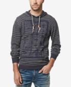 Buffalo David Bitton Men's Waslub Stripe Graphic-print Hoodie