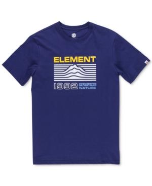 Element Men's Contour Graphic-print Logo Cotton T-shirt