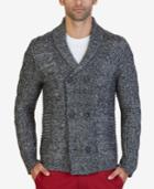 Nautica Men's Cable-knit Double-breasted Cardigan