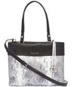 Calvin Klein Patty Snake Large Tote