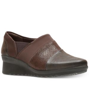Clarks Women's Caddell Denali Wedges Women's Shoes