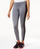 Material Girl Active Juniors' Mesh-side Yoga Leggings, Only At Macy's