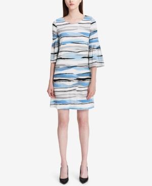 Calvin Klein Printed A-line Dress