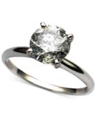 Diamond Solitaire Engagement Ring (2 Ct. T.w.) In 14k White Gold