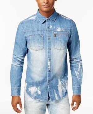 Sean John Men's Denim Shirt, Only At Macy's