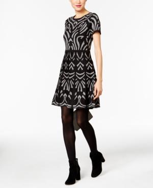 Eci Fit & Flare Sweater Dress