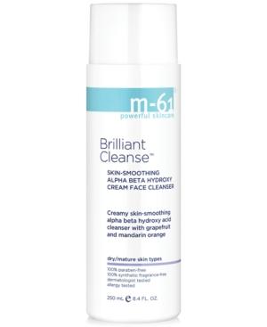M-61 By Bluemercury Brilliant Cleanse - Skin-smoothing Alpha Beata Hydroxy Cream Face Cleanser, 8.4 Oz