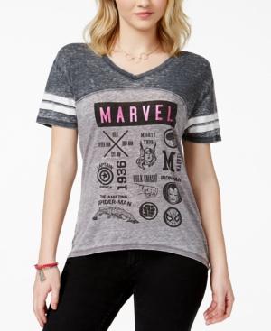 Freeze 24-7 Juniors' Marvel Heroes Graphic T-shirt
