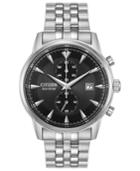 Citizen Eco-drive Men's Chronograph Corso Stainless Steel Bracelet Watch 43mm