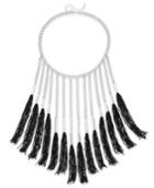 Thalia Sodi Silver-tone Thread Fringe Collar Necklace, Only At Macy's