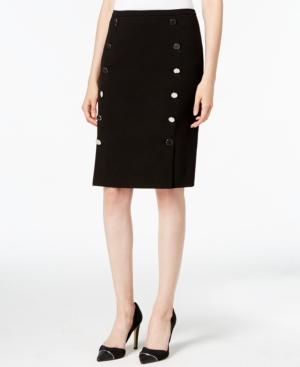 Calvin Klein Embellished Pencil Skirt