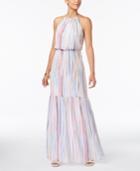Thalia Sodi Striped Blouson Maxi Dress, Only At Macy's