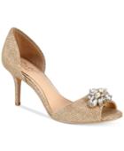 Jewel Badgley Mischka Hays D'orsay Evening Sandals Women's Shoes