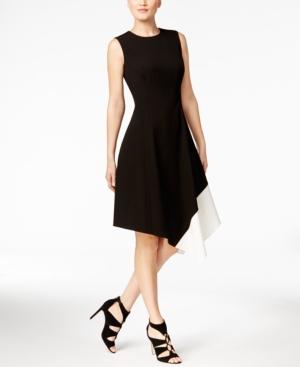 Calvin Klein Asymmetrical A-line Dress