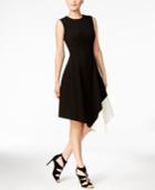 Calvin Klein Asymmetrical A-line Dress