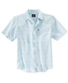 Quiksilver Men's Seajam Stripe Short-sleeve Shirt