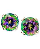 14k Gold Earrings, Mystic Topaz Studs (4-1/2 Ct. T.w.)