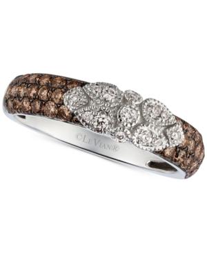 Le Vian Vanilla Deco Gold Diamond (1/6 Ct. T.w.) Band Ring In 14k Gold