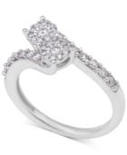Diamond Two Souls Engagement Ring (1/2 Ct. T.w.) In 14k White Gold