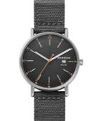 Skagen Men's Solar Signatur Gray Recycled Woven Watch Skw645