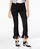 Blue Desire Juniors' Fringe Skinny Jeans