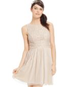 Speechless Juniors' Glitter Lace Party Dress