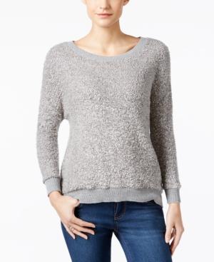 Calvin Klein Jeans Textured Metallic Sweater