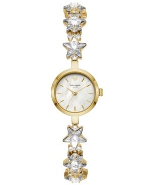 Kate Spade New York Women's Gold-tone Stainless Steel & Pave Star Chain Bracelet Watch 20mm