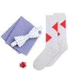Four In Hand Hearts Bow Tie Box Set