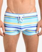 2(x)ist Men's Awning-stripe Cabo Swimsuit