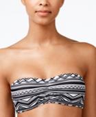 Bikini Nation Tribal Twin Printed Bandeau Bikini Top Women's Swimsuit