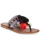 Circus By Sam Edelman Brice Embellished Fringe Thong Sandals Women's Shoes