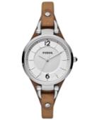 Fossil Watch, Women's Georgia Brown Leather Strap 32mm Es3060