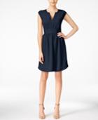 Maison Jules Cap-sleeve Fit & Flare Dress, Only At Macy's