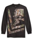 Metal Mulisha Men's Trail Realtree Xtra Camo Graphic-print Logo Long-sleeve T-shirt