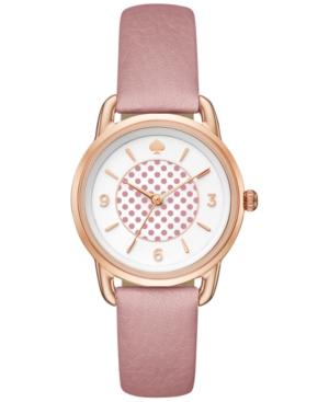 Kate Spade New York Women's Boathouse Pink Leather Strap Watch 30mm Ksw1164