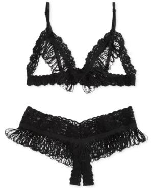 Hanky Panky After Midnight Fringe Bralette 487214 Women's Shoes