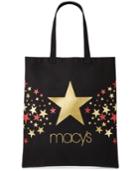Macy's Star Canvas Tote, Only At Macy's