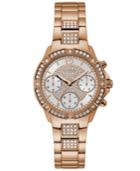 Guess Women's Rose Gold-tone Stainless Steel Bracelet Watch 36mm