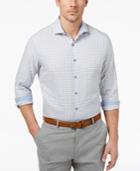 Tasso Elba Men's Boucle Plaid Shirt, Created For Macy's