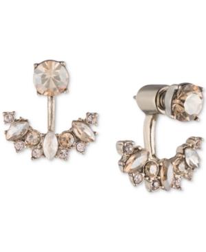 Marchesa Gold-tone & Stone Ear Jacket Earrings
