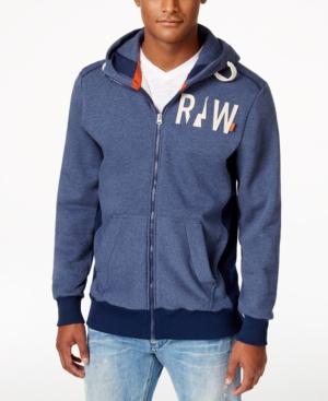 Gstar Men's Raw Full-zip Funnel Hoodie