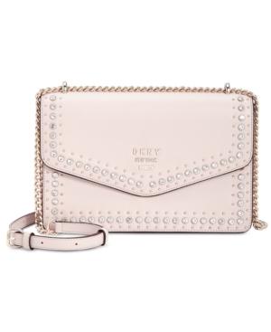 Dkny Whitney Studded Flap Shoulder Bag, Created For Macy's