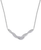 Diamond Swirl Collar Necklace (1/4 Ct. T.w.)